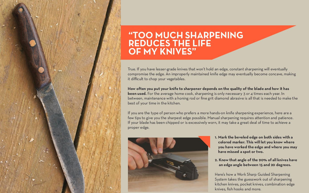Does Too Much Sharpening Reduce The Life Of My Knives? – Work Sharp