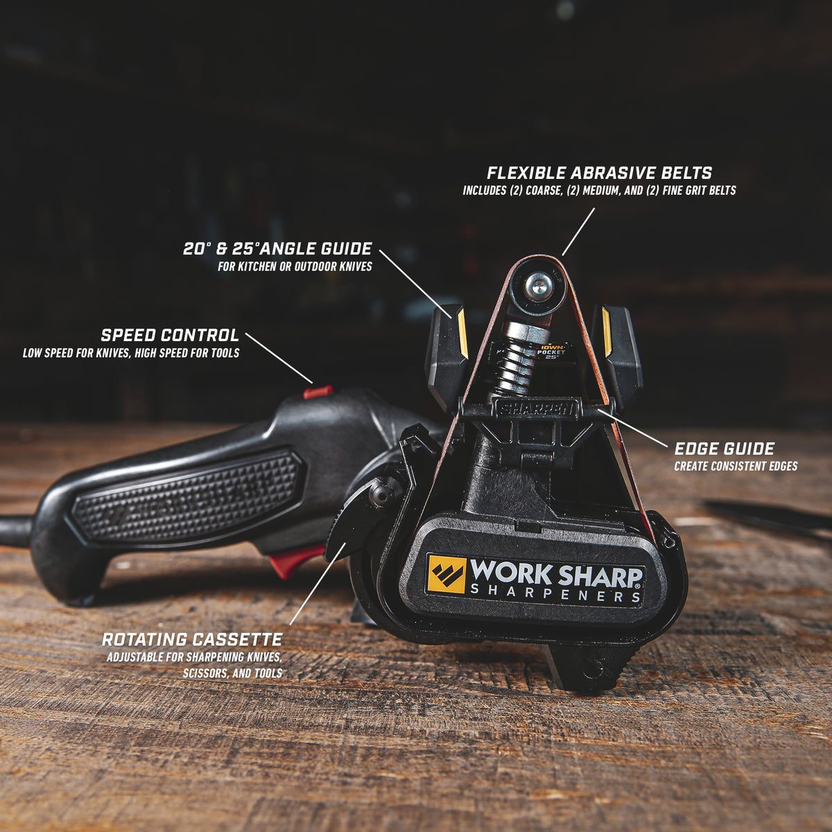 Get Sharp Knife & Tool Sharpener Mk.2™ – Work Sharp