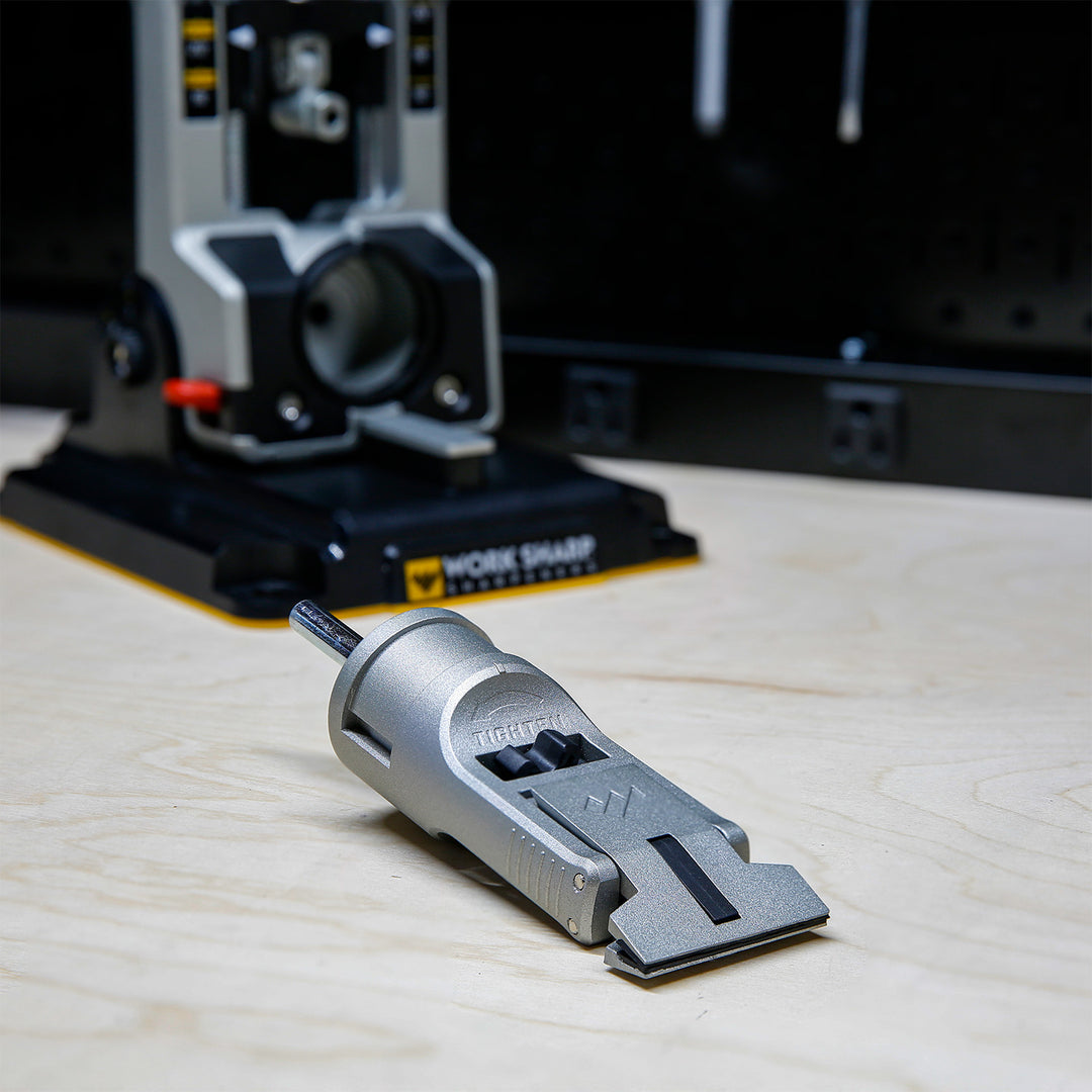 Sharp Clamp Rounded Professional Precision Adjust V-Block Clamp™ – Work Sharp