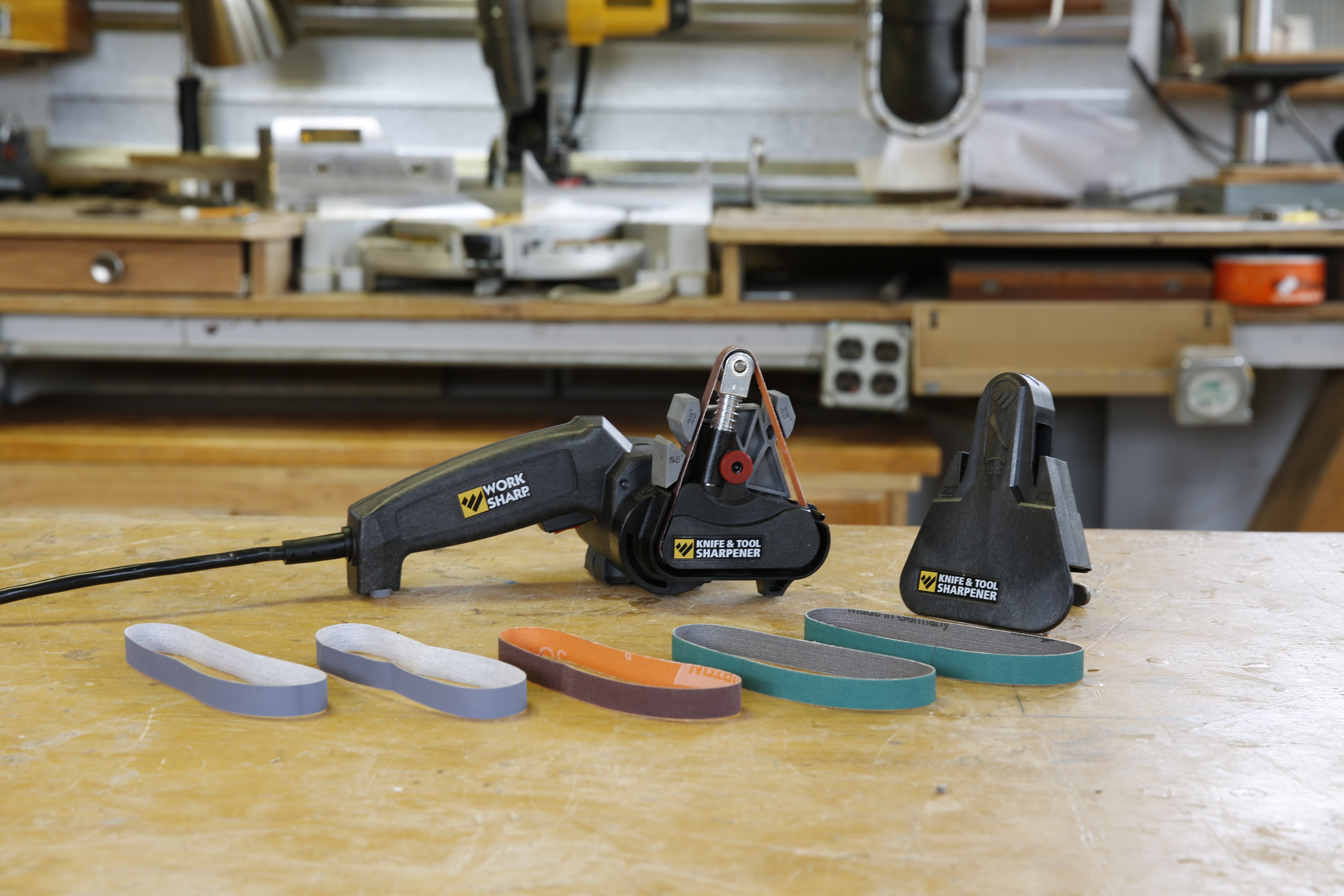 Work Sharp Sharpening Belts Provide Optimal Results.