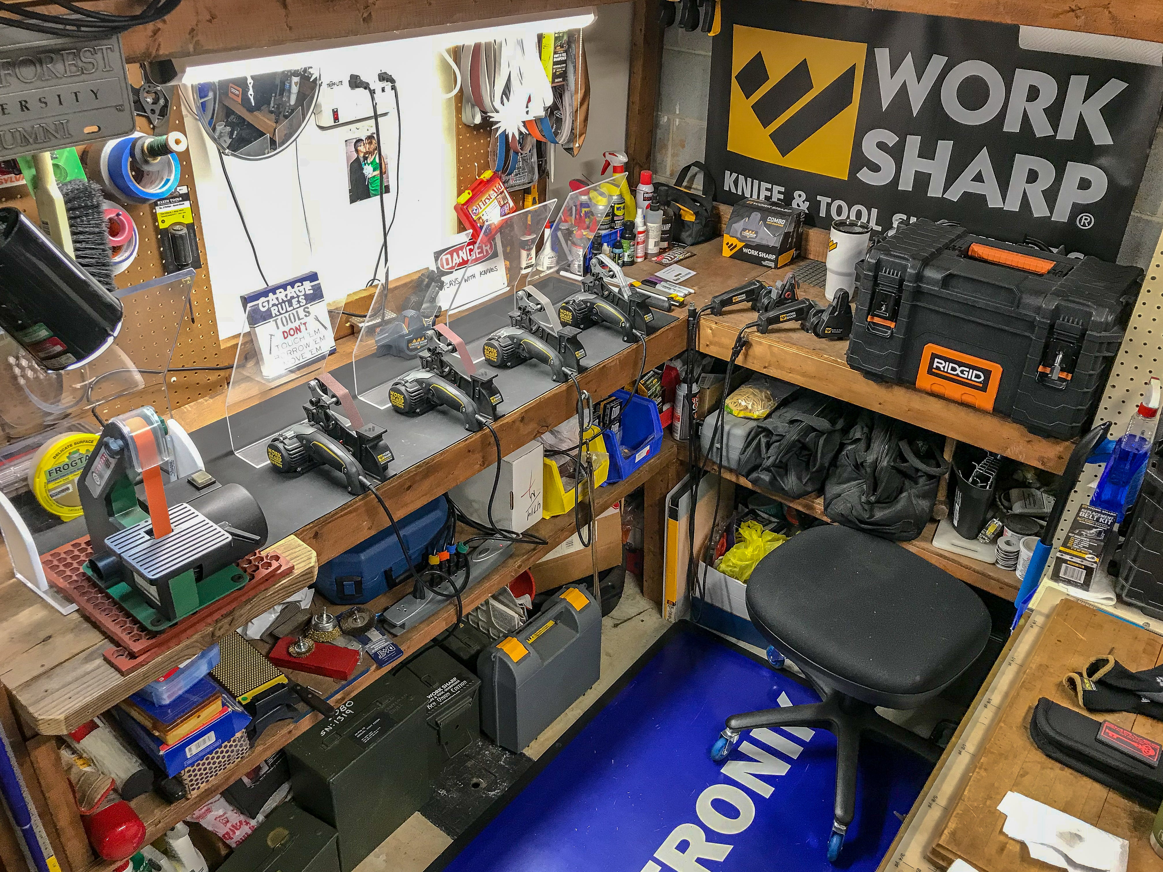 How to Set Up Your Sharpening Work Space