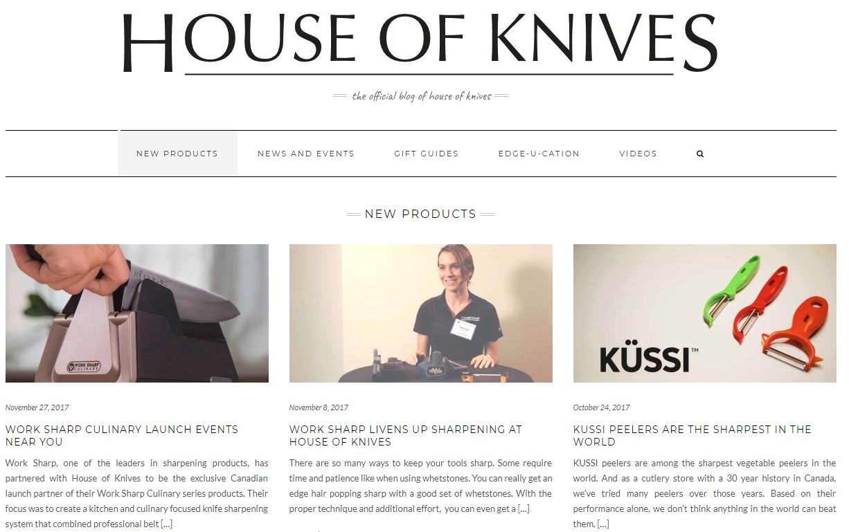 Work Sharp Culinary Makes a Huge Splash with House of Knives!