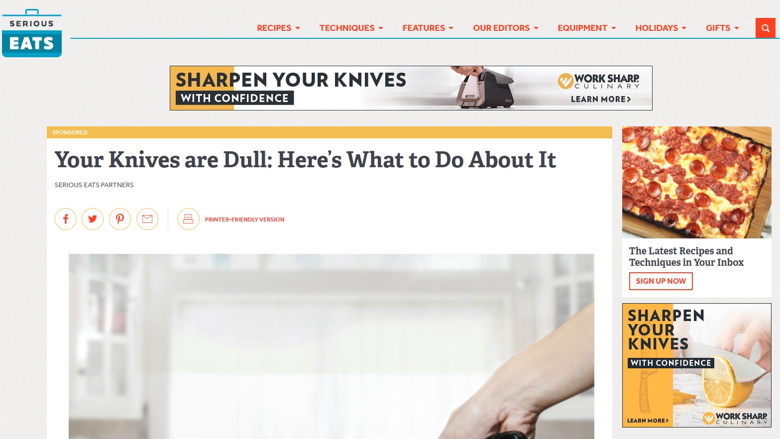 Serious Eats Wants to Talk with You About Your Kitchen Knives… They’re Dull!