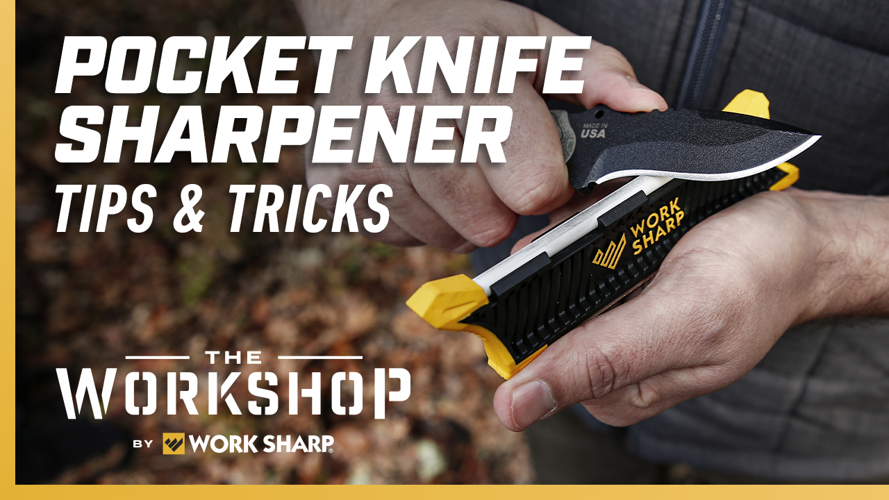 How to sharpen using the Pocket Knife Sharpener- Including Tips & Tricks! -  Work Sharp Sharpeners
