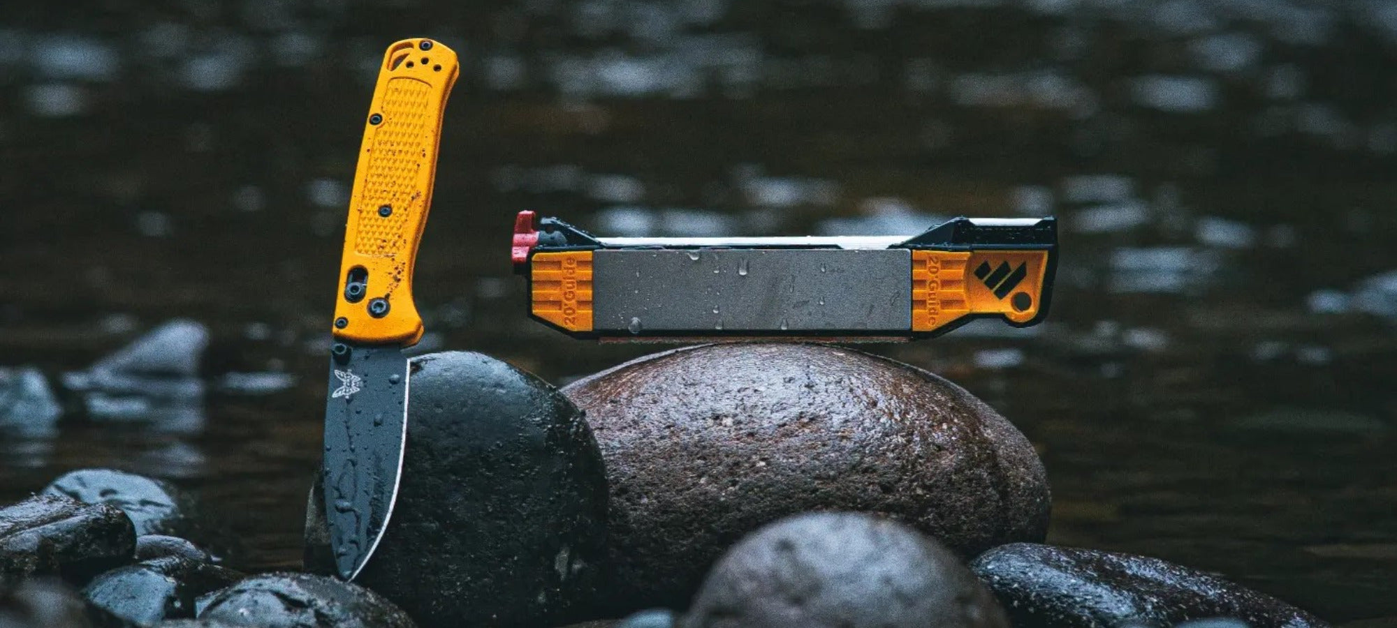 work sharp tools exclusive bugout and guided field sharpener on the river